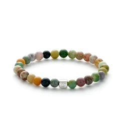 Alexander Lyngaard Armbånd - Indian Agate 6mm