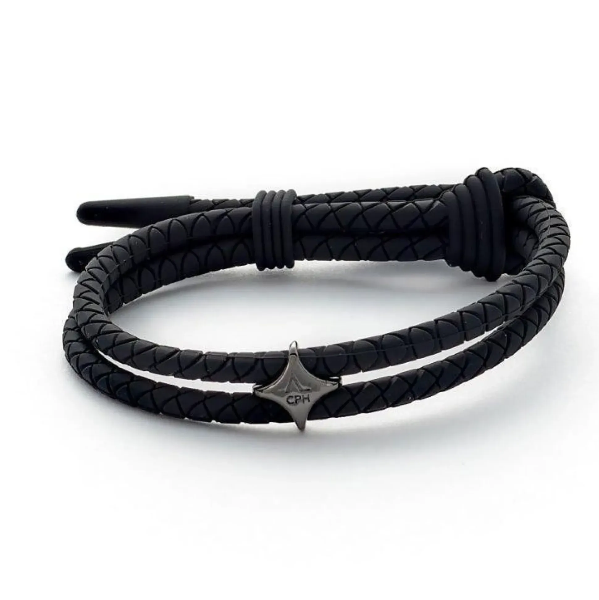 Alexander Lynggaard Armbånd - Rod Laver Black Silicone