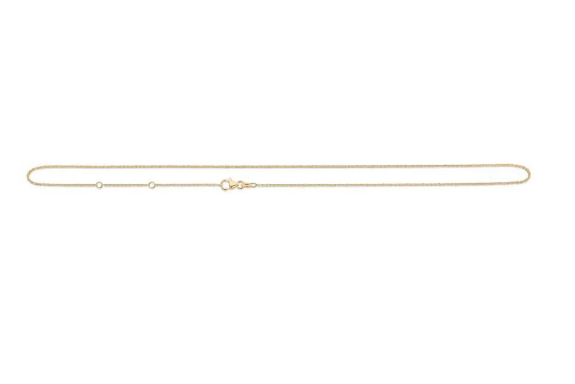 Anker Facet 8 kt Halskæde 55 cm - 9320111