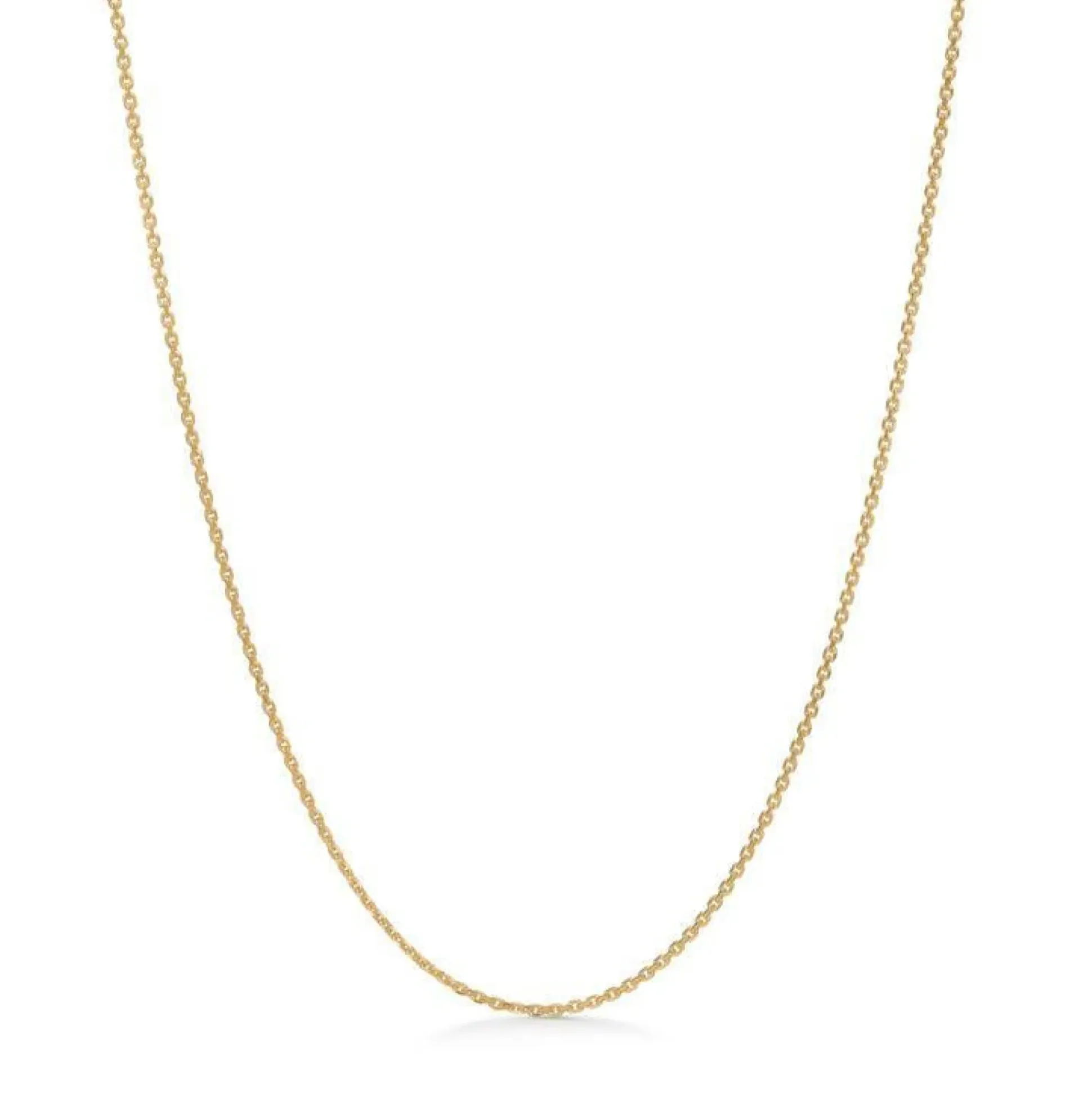 Anker Facet 8 kt Halskæde 45 cm - 9320110