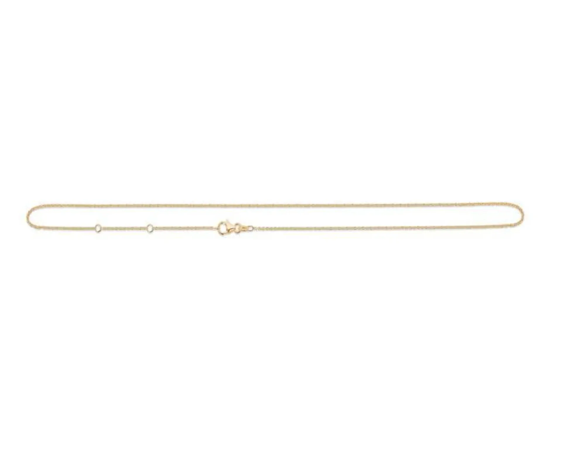 Anker Facet 8 kt Halskæde 45 cm - 9320110