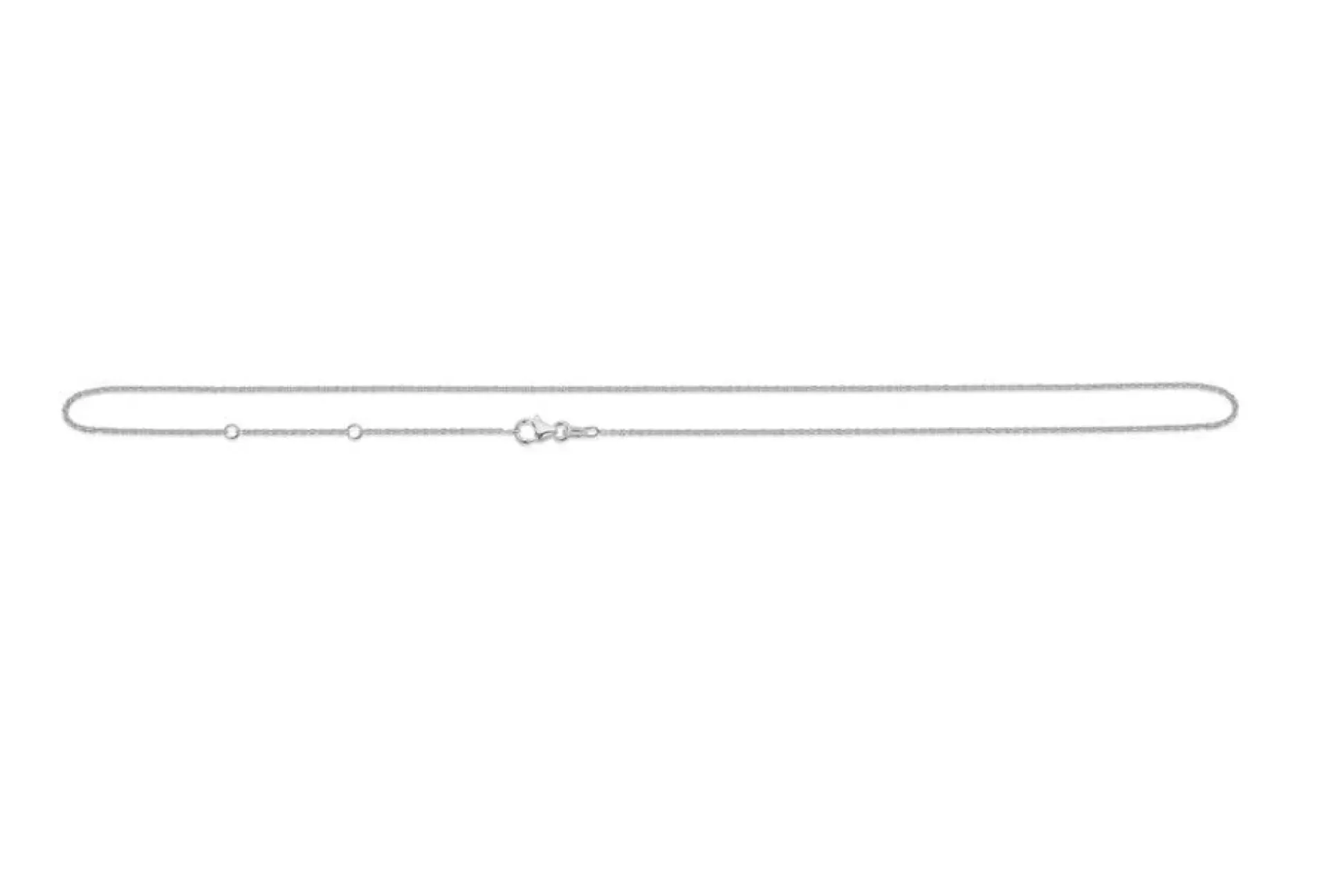 Anker Facet Sølv Halskæde 55 cm - 9120111
