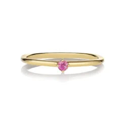 Anpé Atelier Malene Pink Sapphire 2.5 Ring 14kt