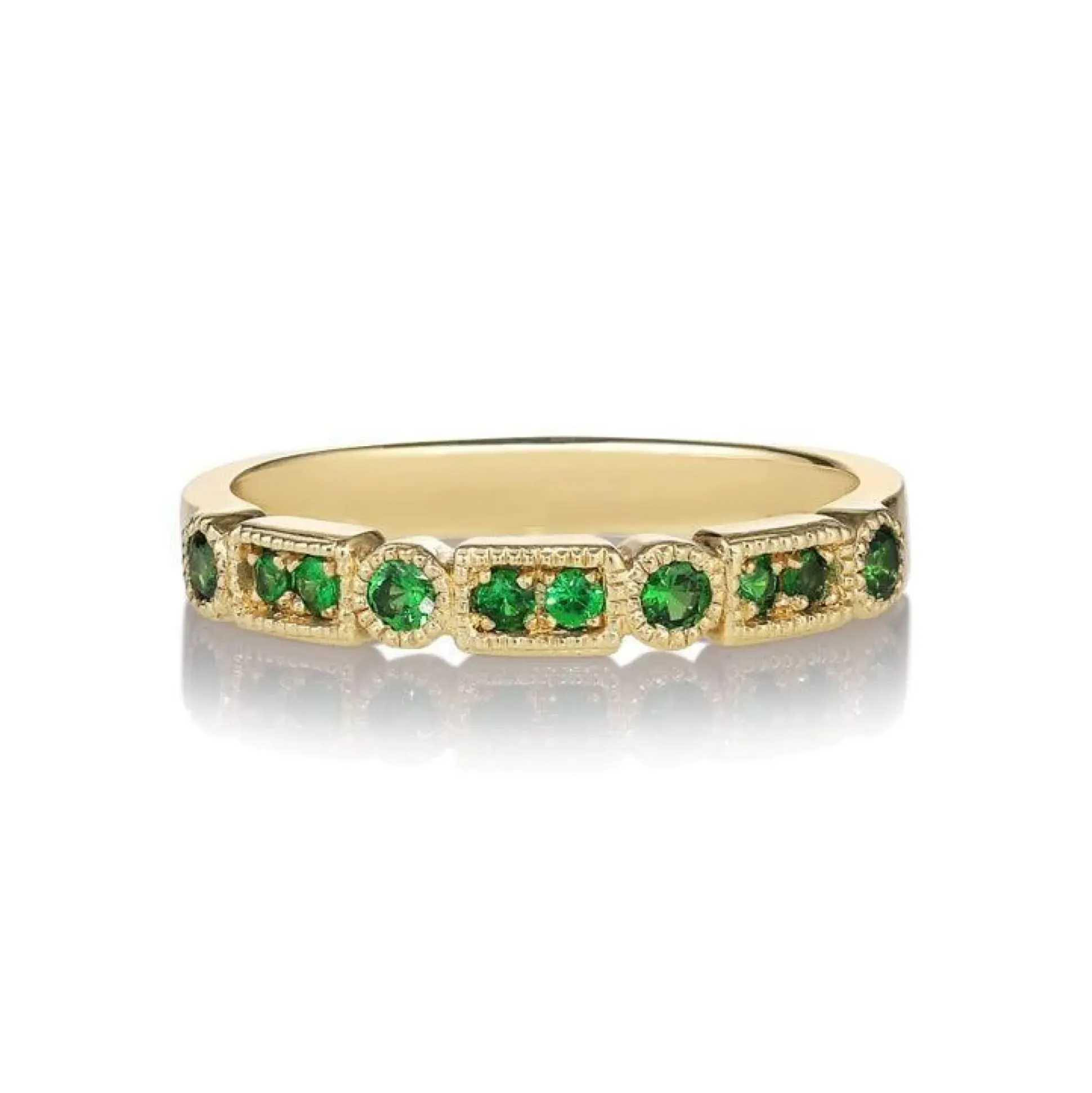 Anpé Atelier Trine Ji Green Ring 14kt Guld
