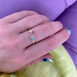 Anpé Atelier Varnaya 18kt Guld Ring m. Safirer