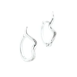 Aqua Dulce Darling River Big Hoop Sølv - 5997