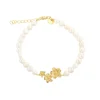 Aqua Dulce Jasmin Pearl Armbånd Forgyldt - 5894