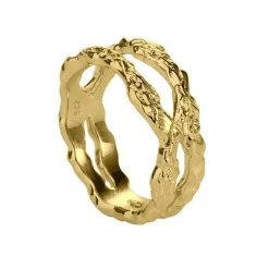 Aqua Dulce Mila Ring sølvforgyldt - 4675