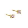 Aqua Dulce Mini Kaya Rosa Ørestikker sølvforgyldt - 5175