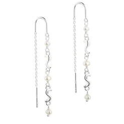 Aqua Dulce Rhumba Thread Earring sølv - 5176
