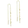 Aqua Dulce Rhumba Thread Earring sølvforgyldt - 5177