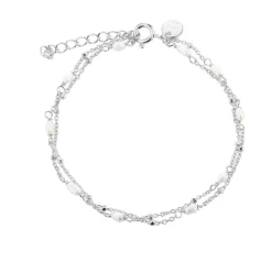 Aqua Dulce Rice Dot Double Armbånd - 5371
