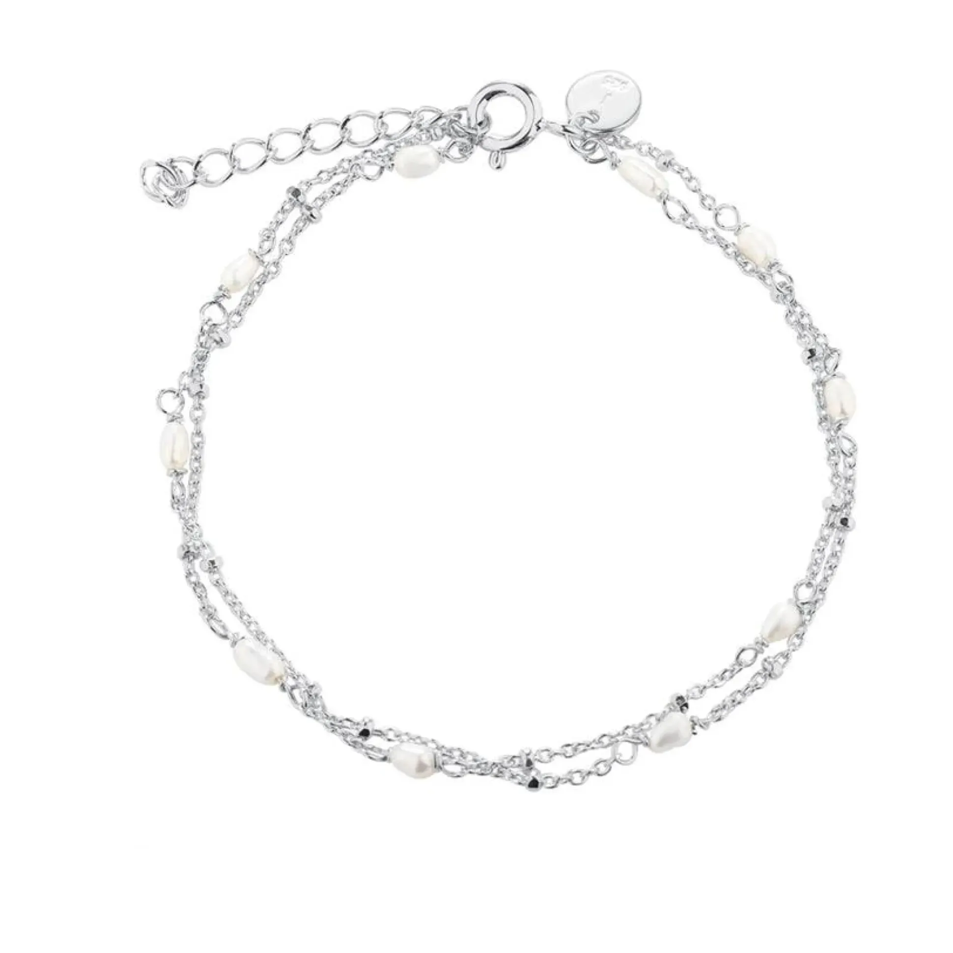 Aqua Dulce Rice Dot Double Armbånd - 5371