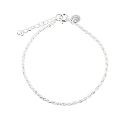 Aqua Dulce Rope Armbånd Sølv - 6015