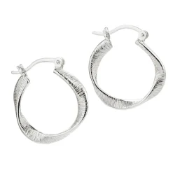 Aqua Dulce Small Twisted Hoop - 5309