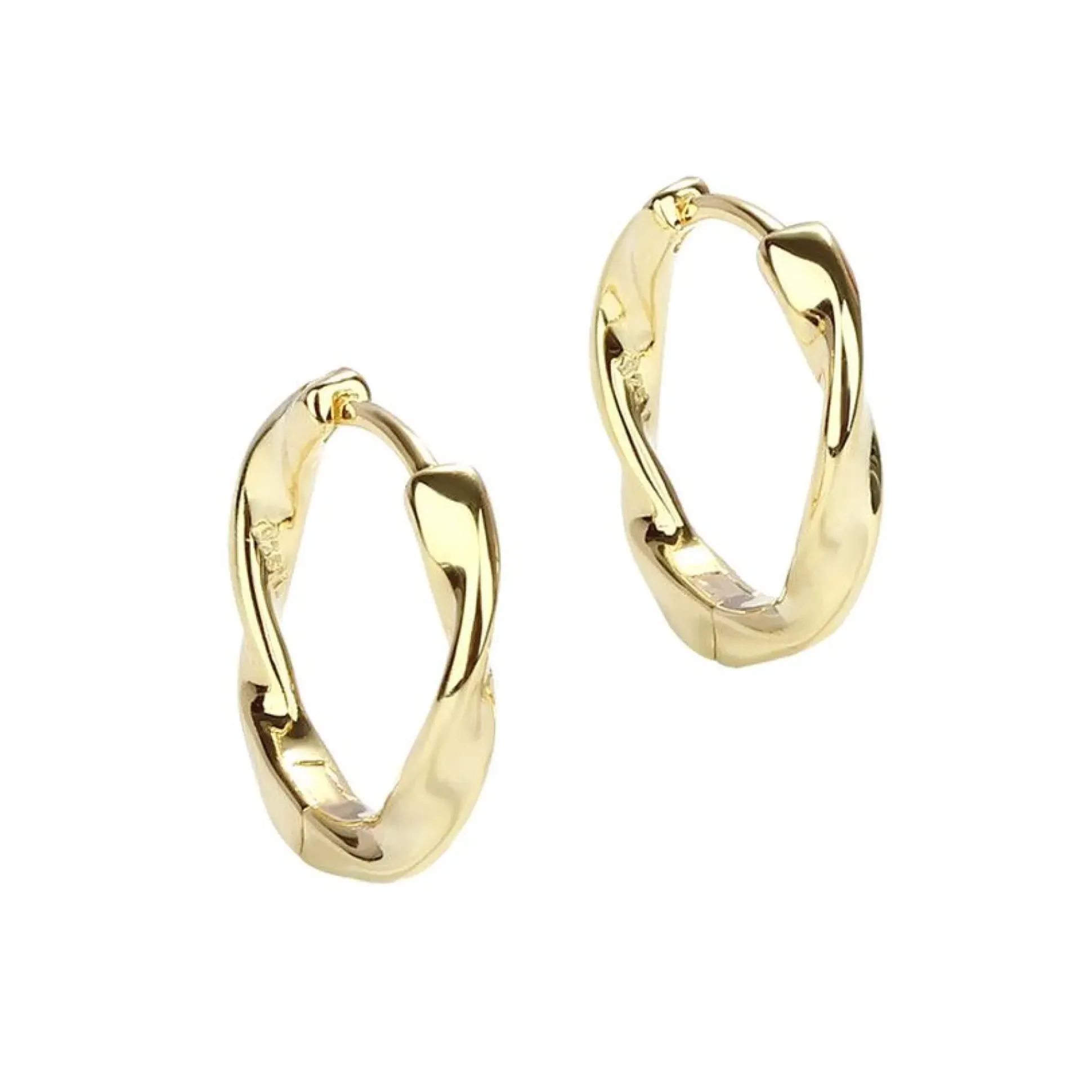 Aqua Dulce Twirl Hoop Forgyldt 20mm