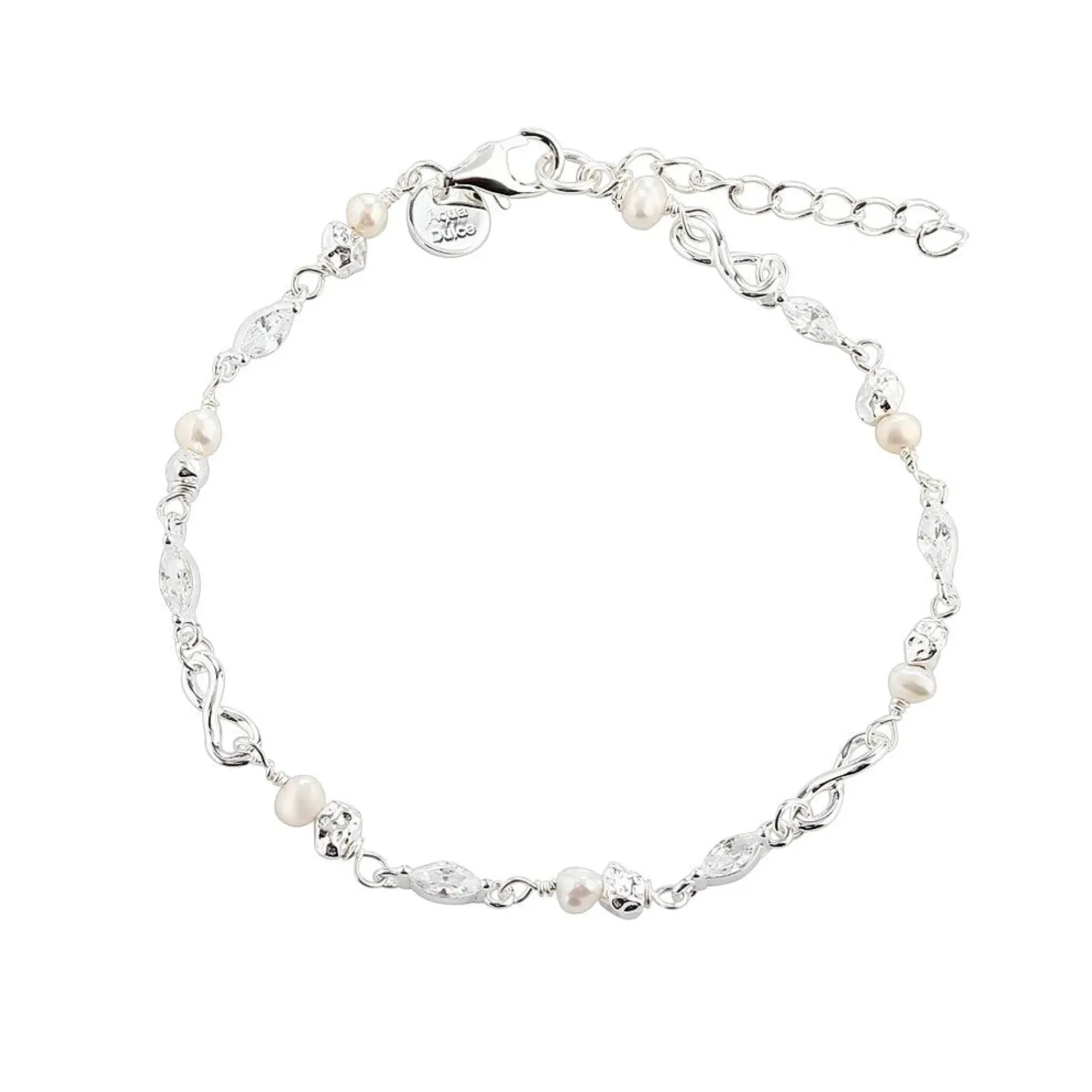Aqua Dulce White Garden Armbånd Sølv