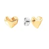 Calvin Klein Faceted Heart Earring stål - gold - 35000042