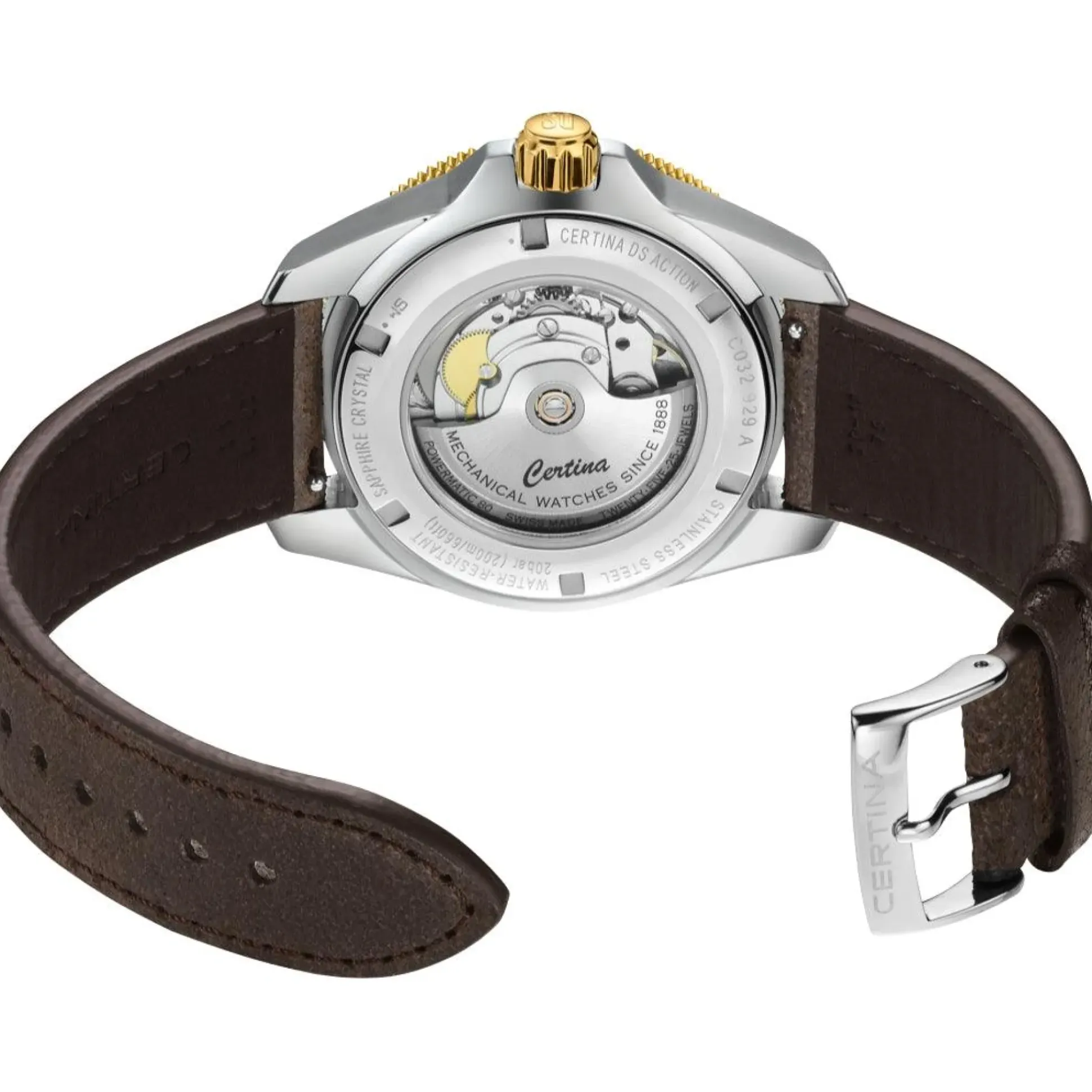 Certina DS Action GMT Powermatic 80 - Sort PVD
