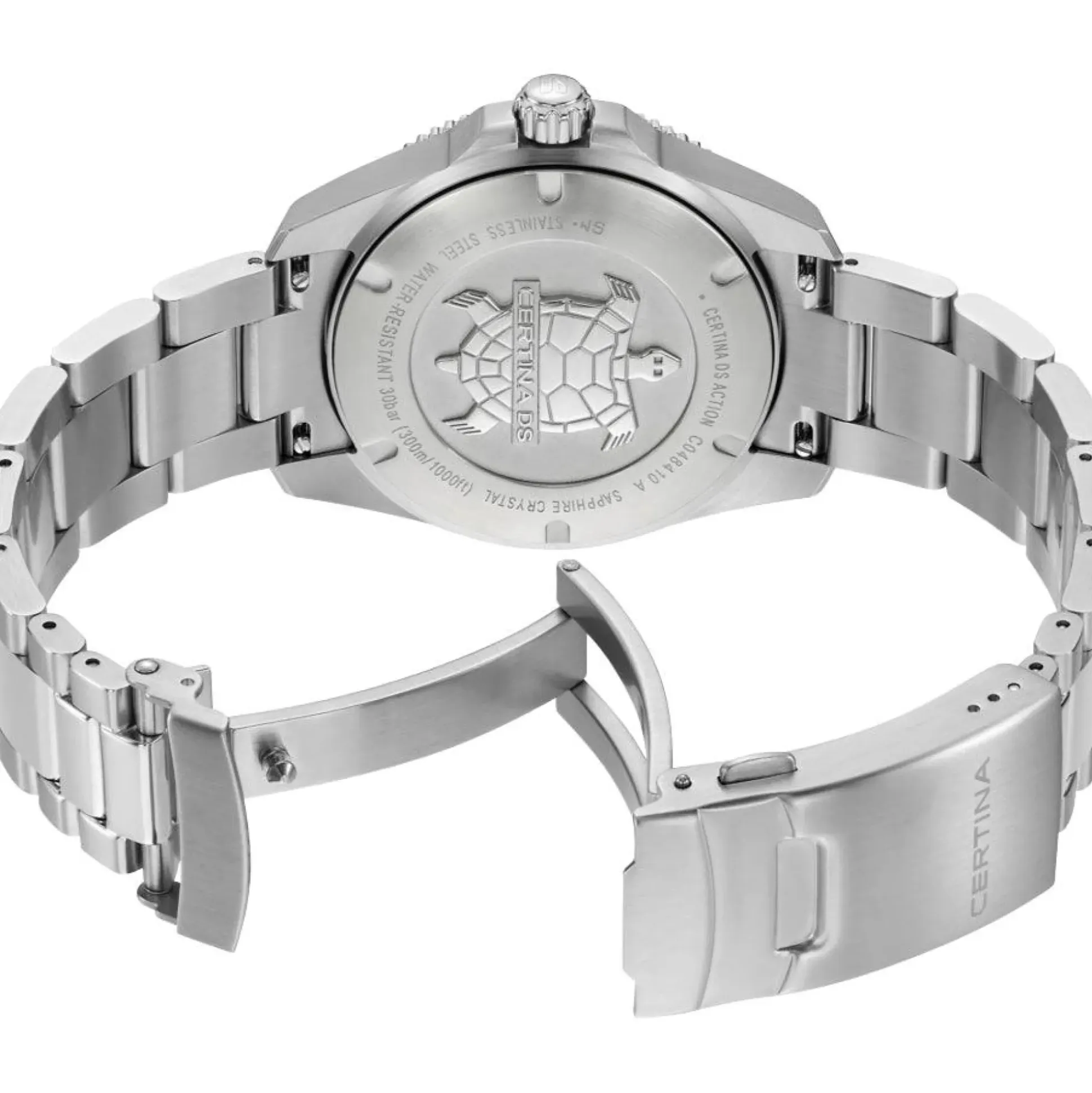 Certina DS Action Sort Urskive 40mm - Quartz