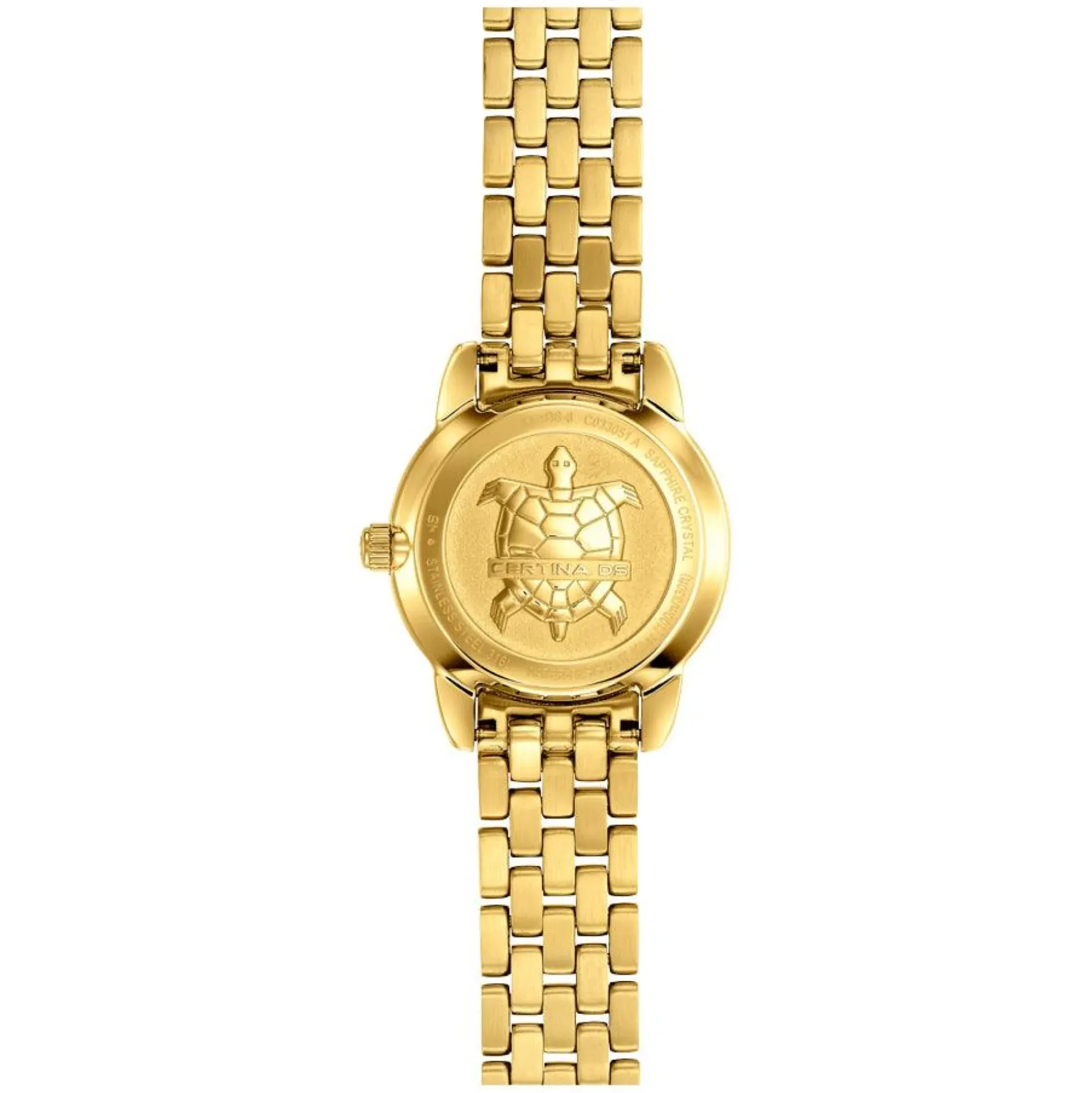 Certina DS-8 Dameur I PVD Farvet Guld