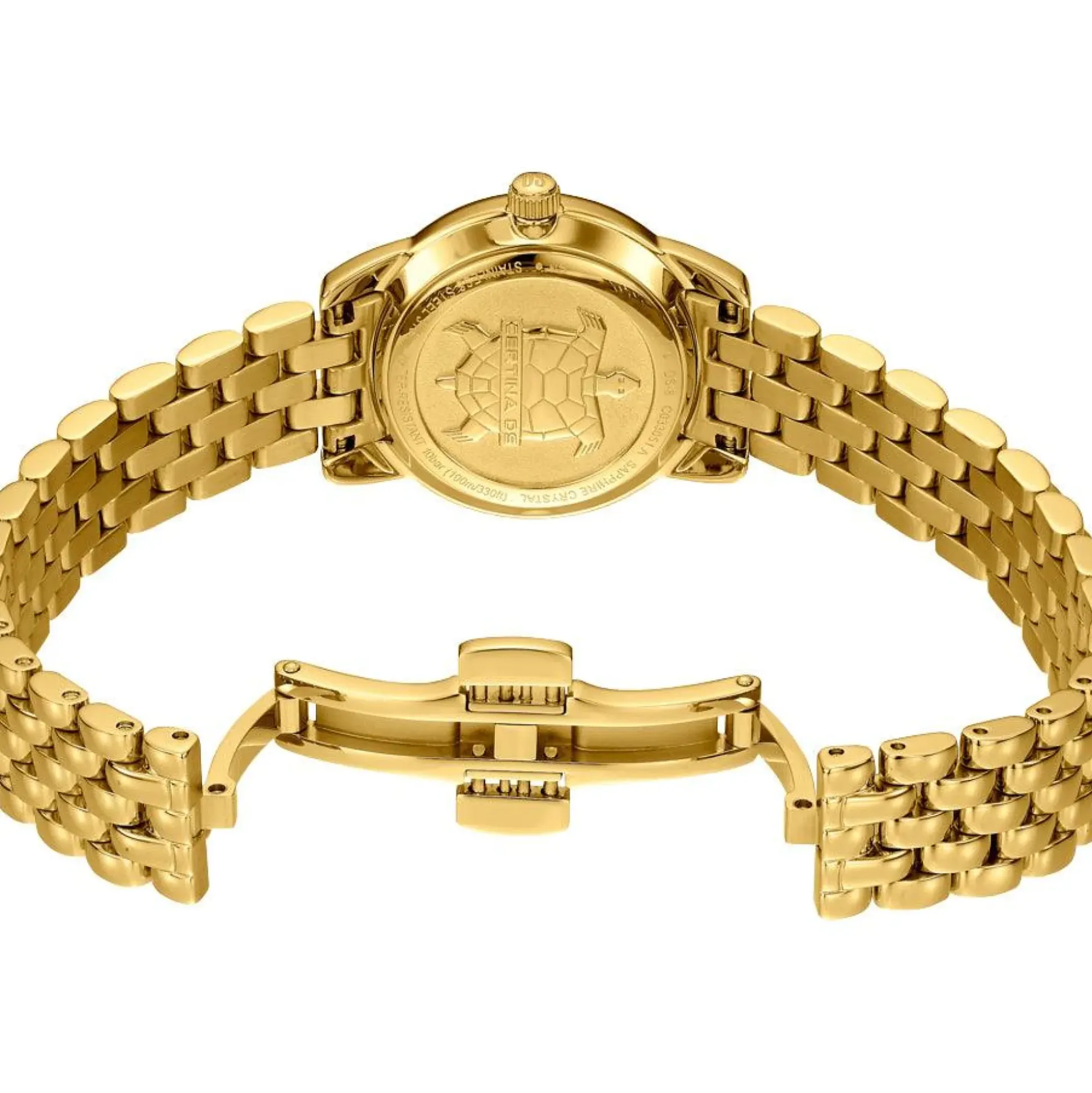 Certina DS-8 Dameur I PVD Farvet Guld