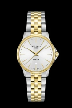 Certina DS-8 Lady Stål m. Guld PVD
