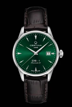 Certina DS-1 38mm Grøn Urskive - Powermatic 80