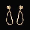 Enamel Aloma Small Earrings I Forgyldt Sølv - E341GM
