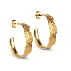 Enamel Ane Large Hoops - E288GM