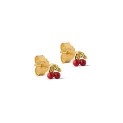 Enamel Cherry Ørestikker - E218GM Red