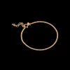 Enamel Curb Chain Armbånd Forgyldt Sølv - B123G