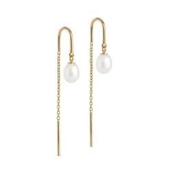Enamel Eleanor Pearl Earring - E308G