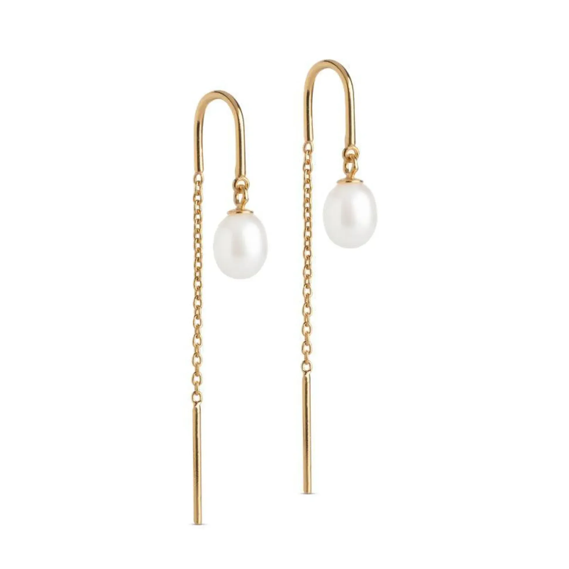 Enamel Eleanor Pearl Earring - E308G