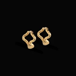 Enamel Holly Small Hoops - E310GM