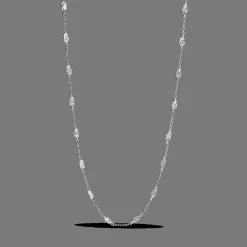 Enamel Kia Necklace sølv - N116SM