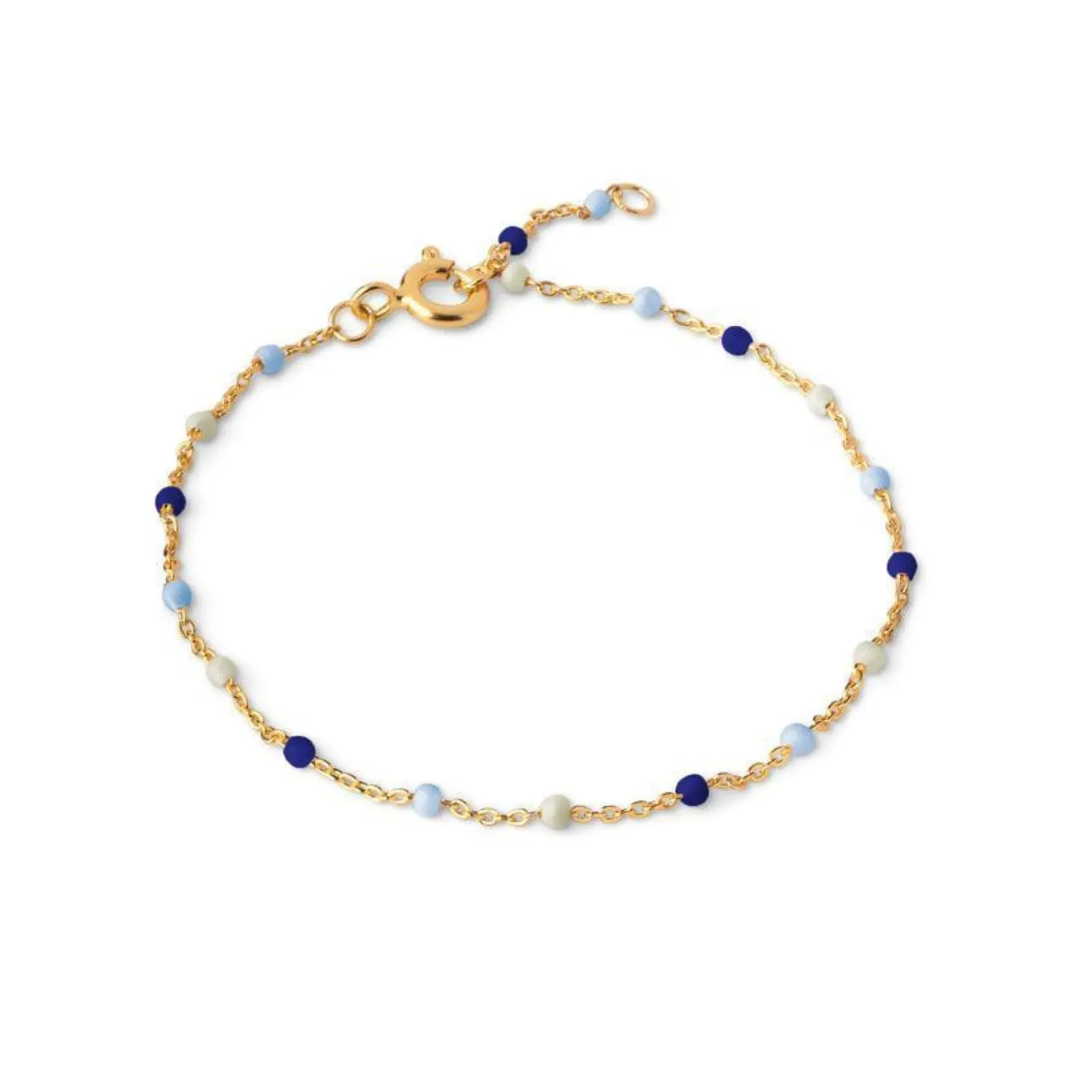 Enamel Lola Armbånd Marine sølvforgyldt - B66G-Marine