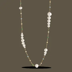 Enamel Lola Carmen Halskæde sølvforgyldt - N123G-Carmen