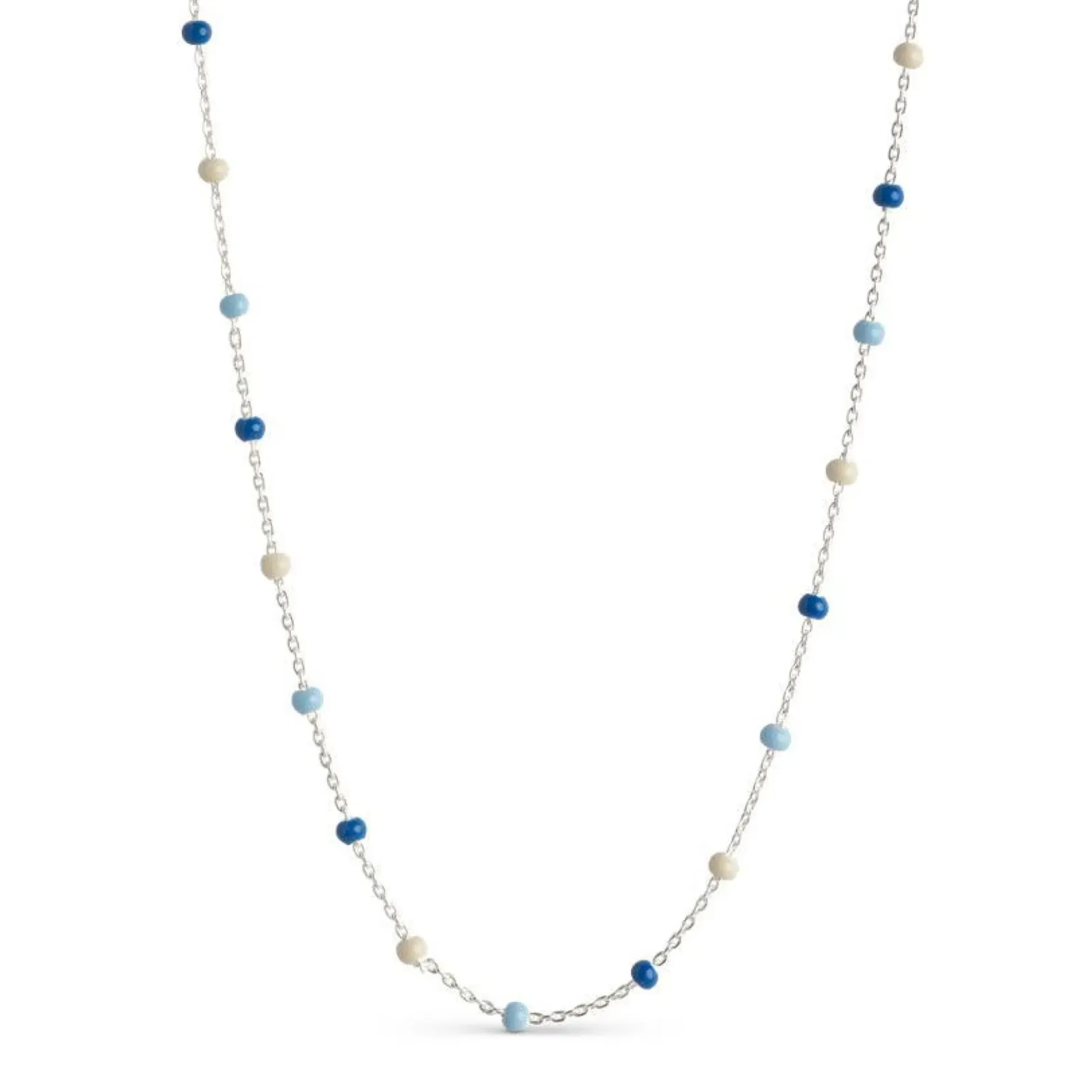 Enamel Lola Halskæde Marine N55S-Marine