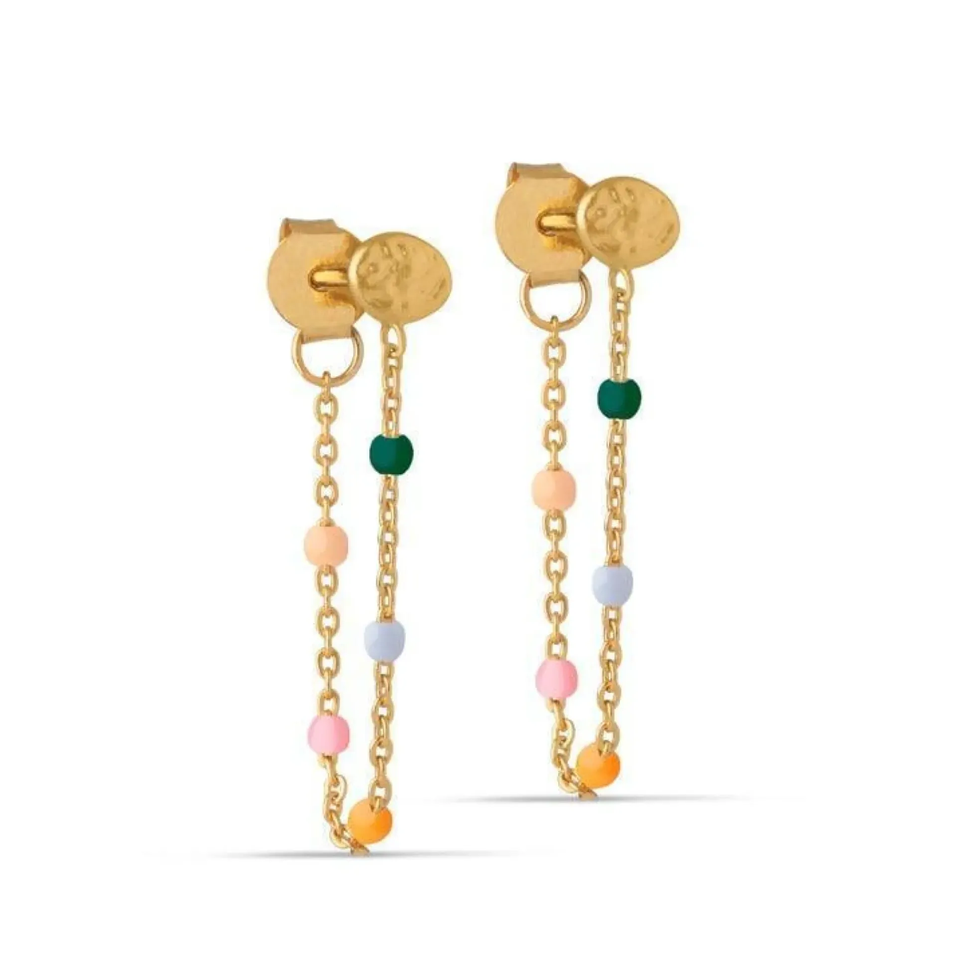 Enamel Lola Øreringe - E140GM Dreamy