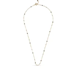 Enamel Lola Salt 'n' Pepper Necklace - N55G-SaltPepper
