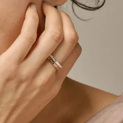 Enamel Mom Forgyldt Ring - R86G