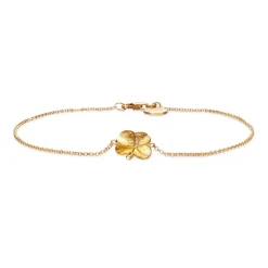 Flora Danica Firkløver Armbånd 18kt Guld