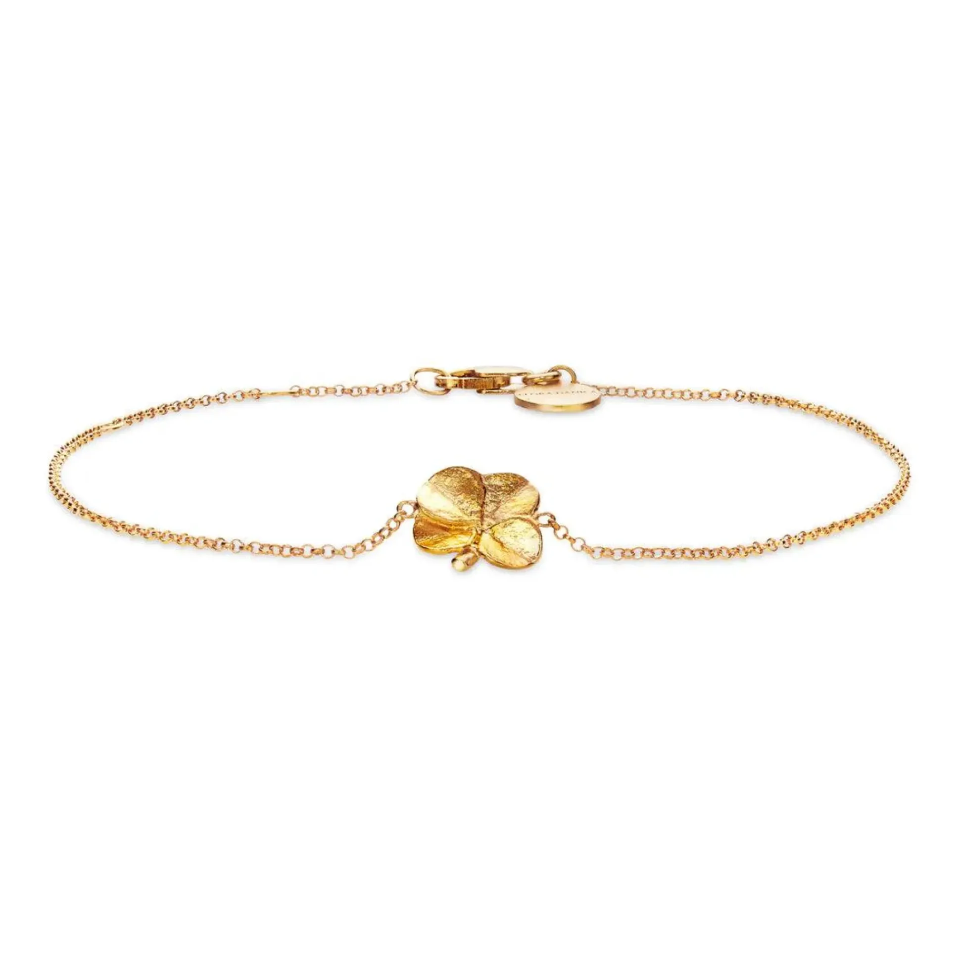 Flora Danica Firkløver Armbånd 18kt Guld