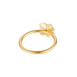 Flora Danica Firkløver Ring 18kt Guld m. Diamant