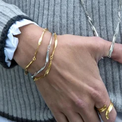Flora Danica Græs Armbånd - Sølv