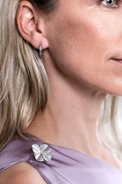 Flora Danica Græs Hoops - Sølv