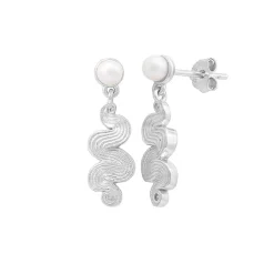 Hultquist Copenhagen Audrey Pearl Sølv Ørestikker