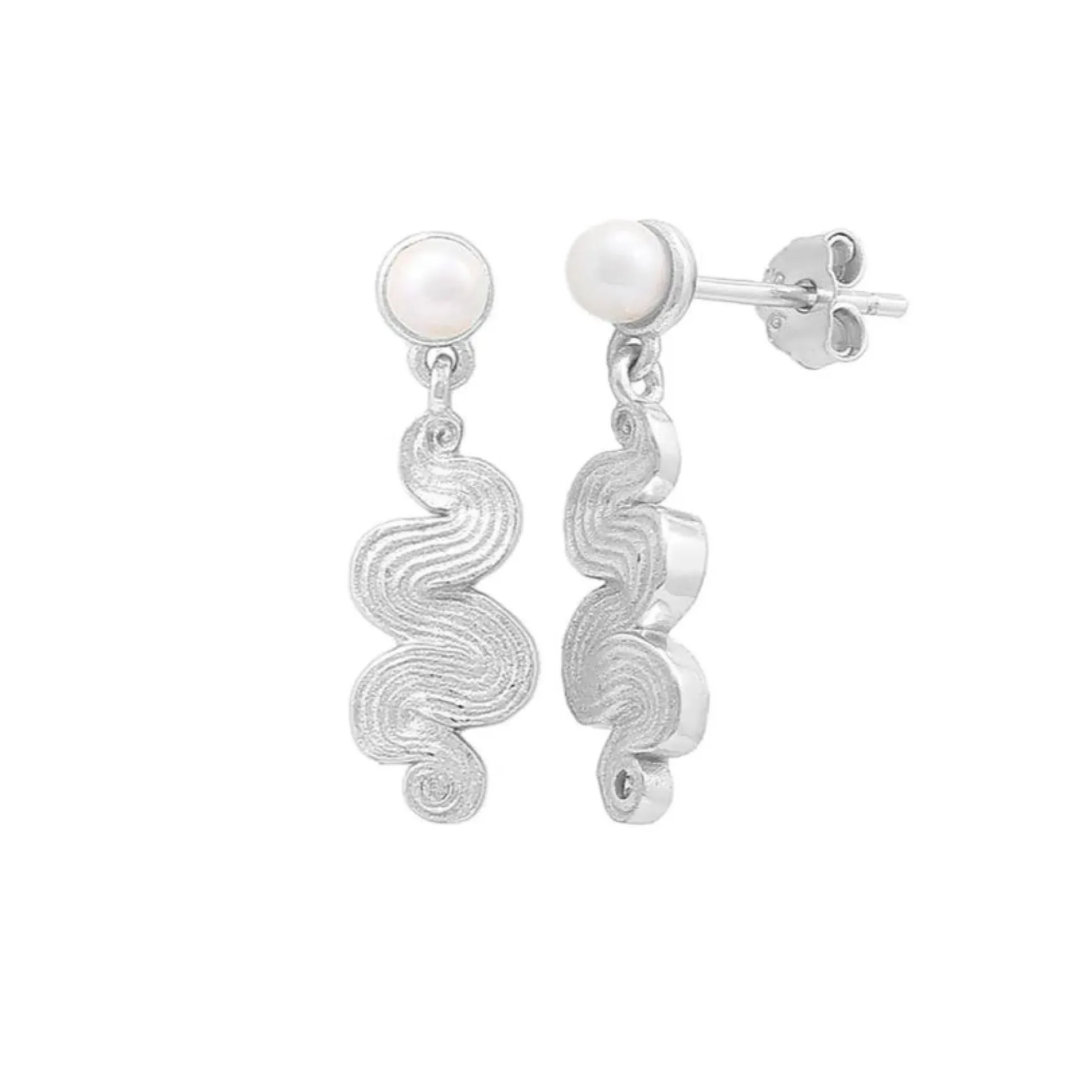 Hultquist Copenhagen Audrey Pearl Sølv Ørestikker