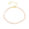 Hultquist Copenhagen Zuri Armbånd m. Rosa Zirkonia
